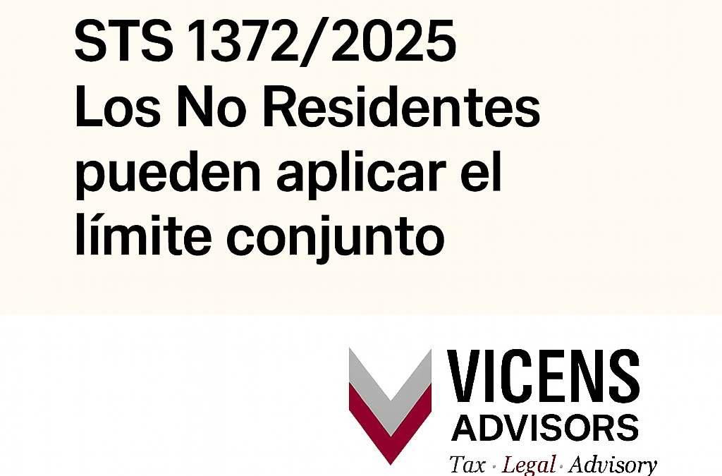 El Tribunal Supremo confirma que los no residentes pueden aplicar el límite conjunto del Impuesto sobre el Patrimonio