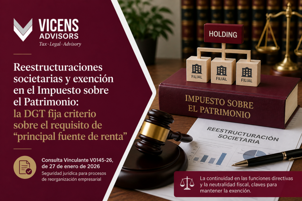 exención en el Impuesto sobre el Patrimonio