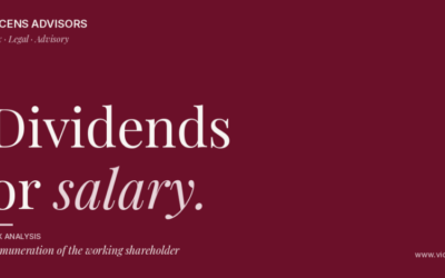 Company and shareholder: dividends or salary?