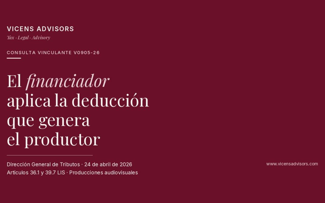 La DGT delimita el alcance de la deducción por financiación de producciones audiovisuales